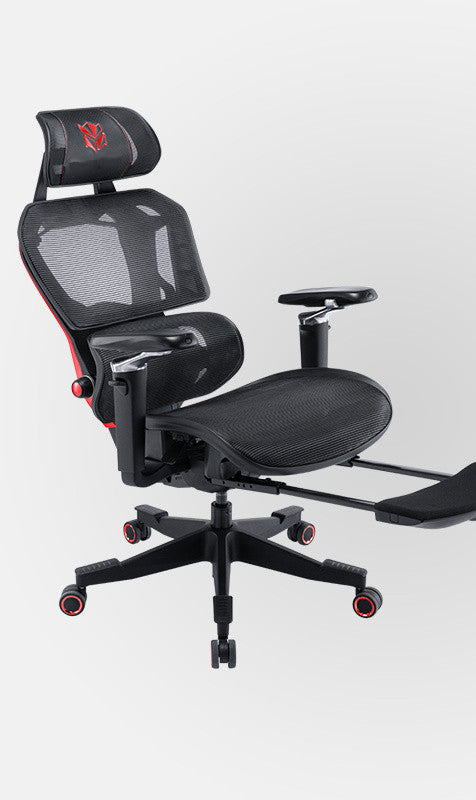 Mesh Office Chair with Adjustable Swivel Armrests