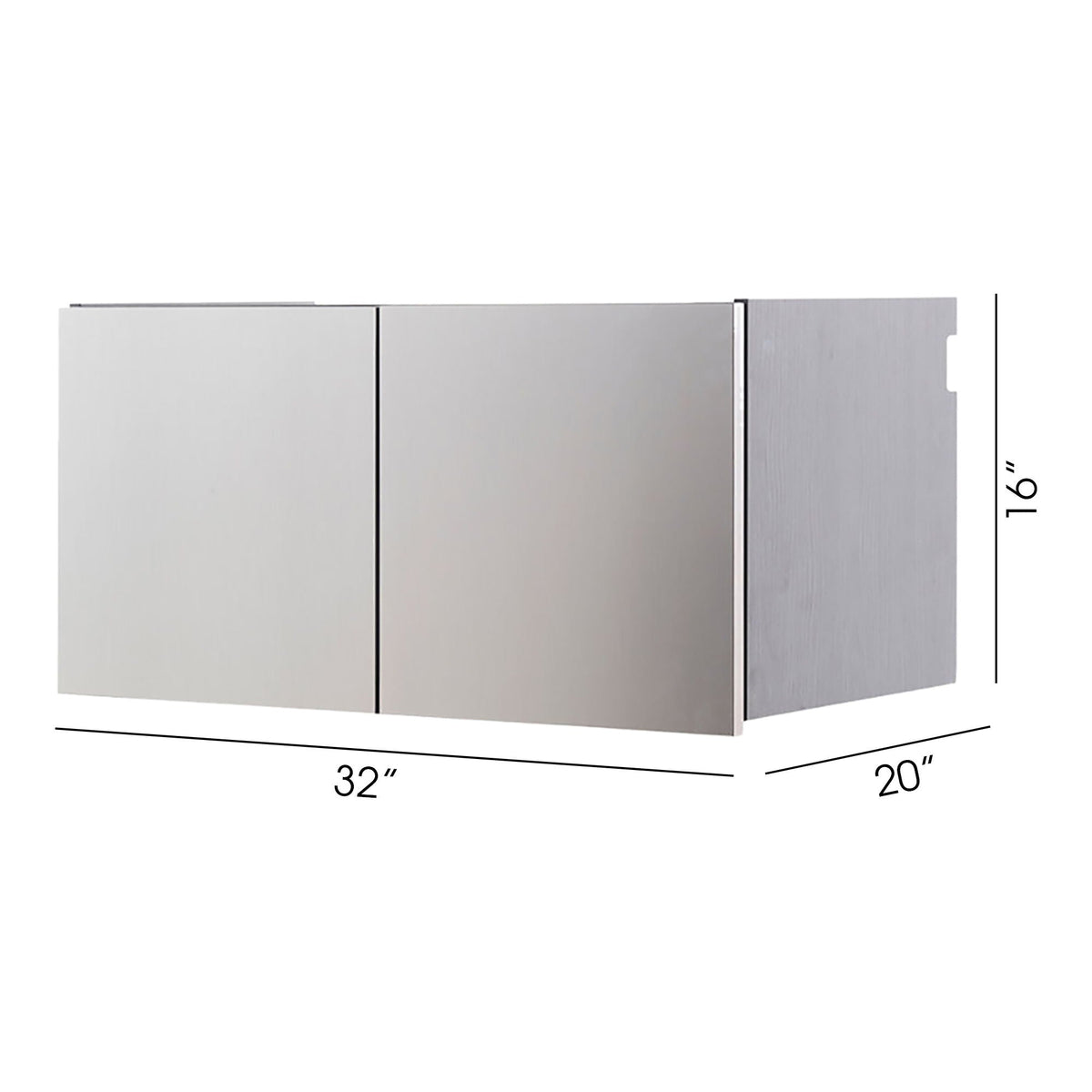Nova Series - Wall Mounted Garage Cabinet - Dark Gray