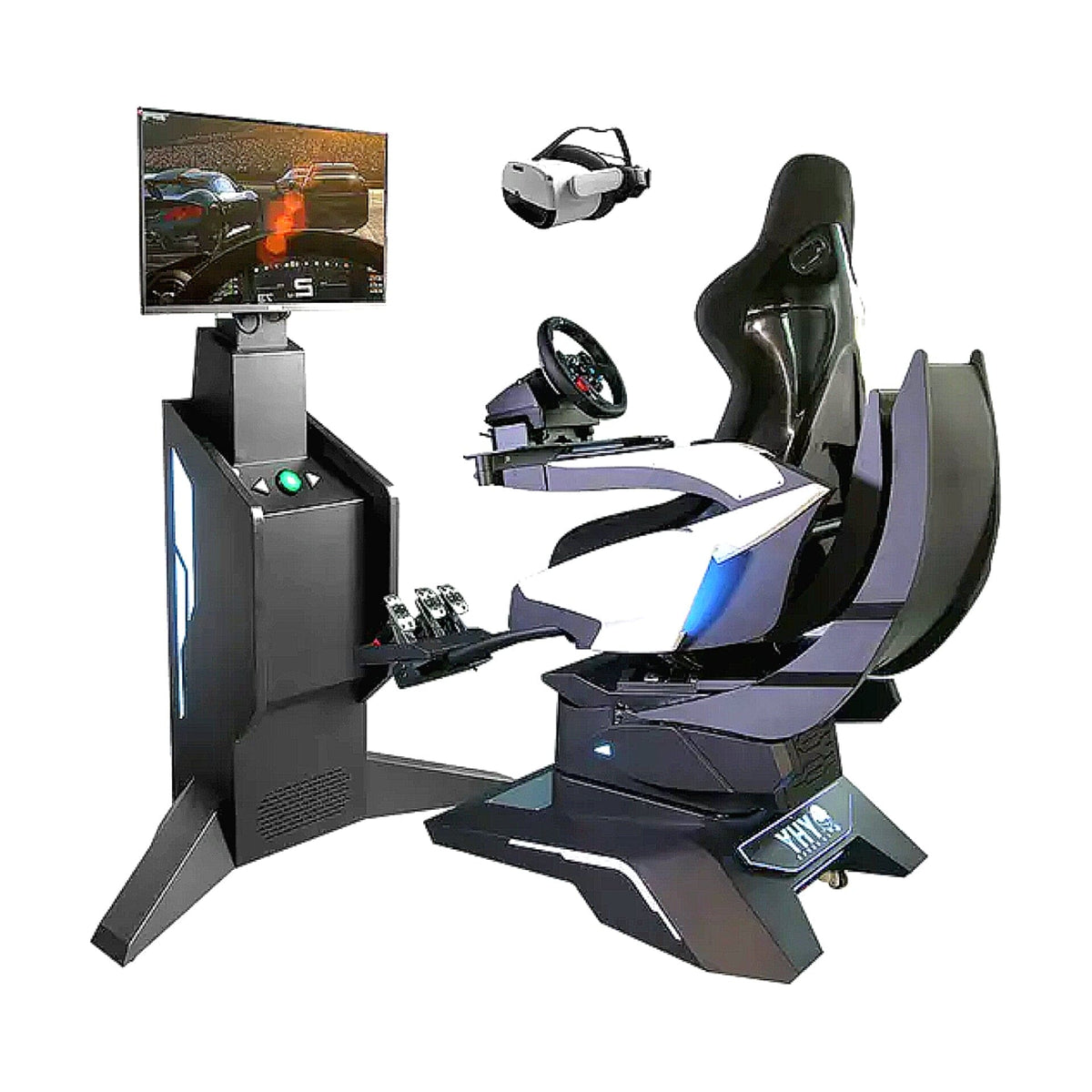 9D VR Roller Coaster, Racing & Flight Simulator