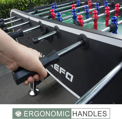 56-Inch Foosball Table with Scorers &amp; Drink Holders