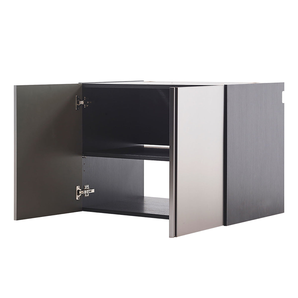Nova Series - Door Wall Mounted Garage Cabinet, Soft Closing - Dark Gray