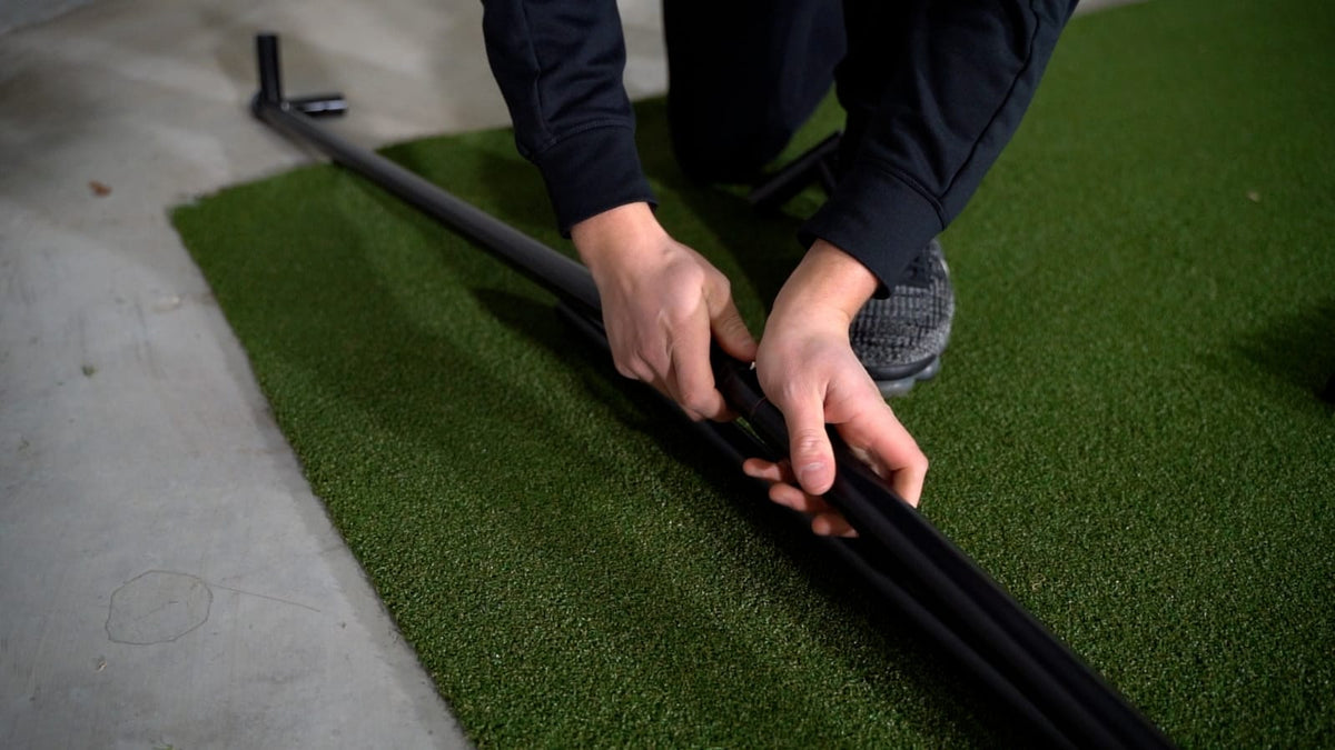 GolfBays SimBox Golf Hitting Enclosure with PRO+ Impact Screen