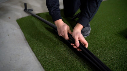 GolfBays SimBox Golf Hitting Enclosure with PRO+ Impact Screen