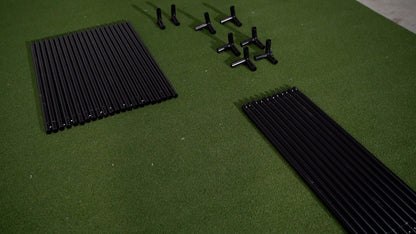 GolfBays SimBox Golf Hitting Enclosure with PRO+ Impact Screen