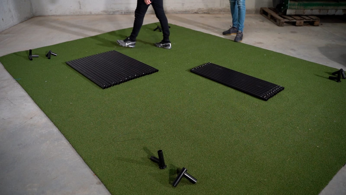GolfBays SimBox Golf Hitting Enclosure with PRO+ Impact Screen