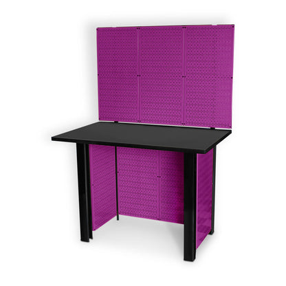 Wall Control 48-Inch Metal Pegboard Freestanding Workstation