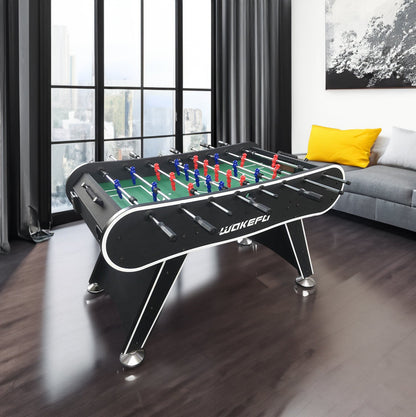 56-Inch Foosball Table with Scorers &amp; Drink Holders
