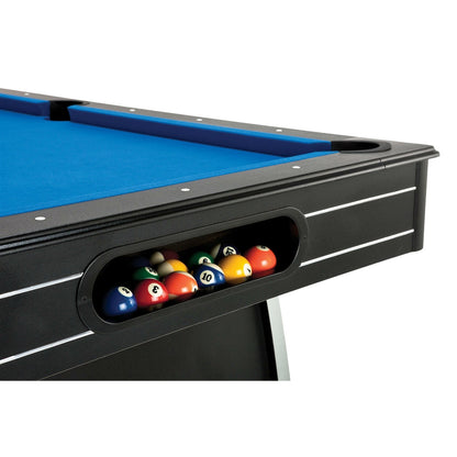 7-Foot Billiard Table with Ball Return & Accessories