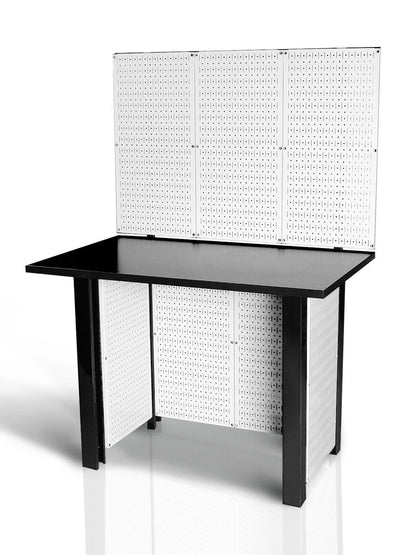 Wall Control 48-Inch Metal Pegboard Freestanding Workstation