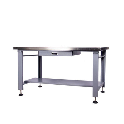59-Inch Mechanics Workbench with Stainless Steel Top & Drain