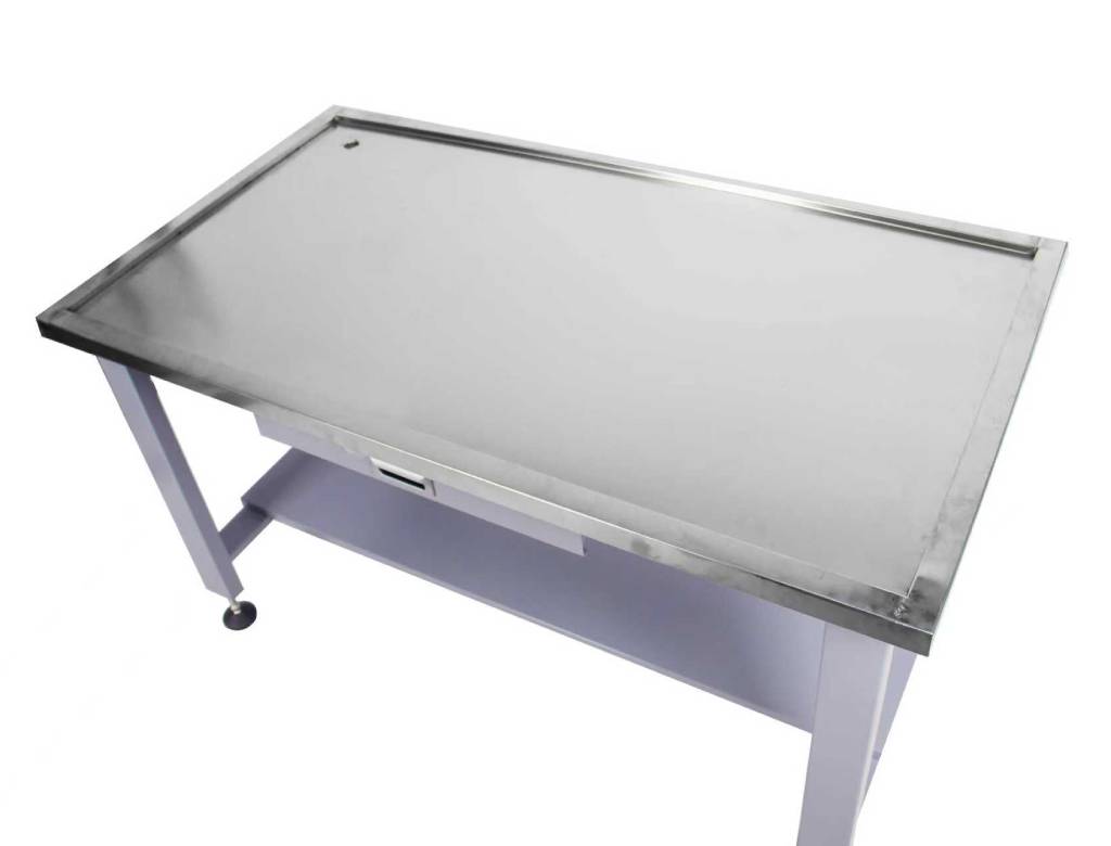 59-Inch Mechanics Workbench with Stainless Steel Top & Drain
