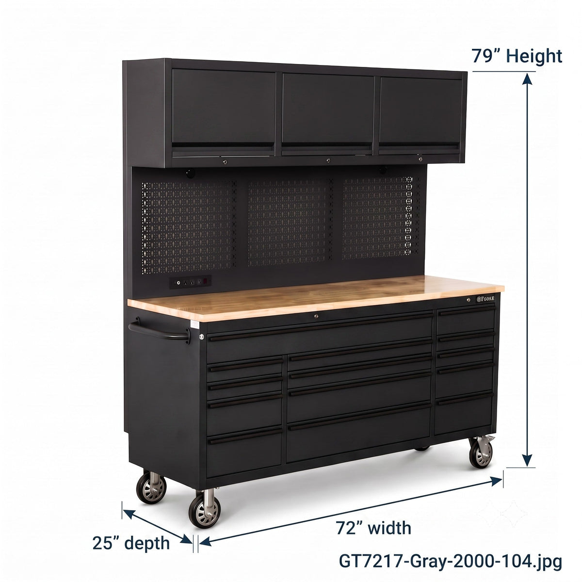 GTools Overhead Pro 72-Inch Rolling Tool Chest