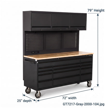 GTools Overhead Pro 72-Inch Rolling Tool Chest
