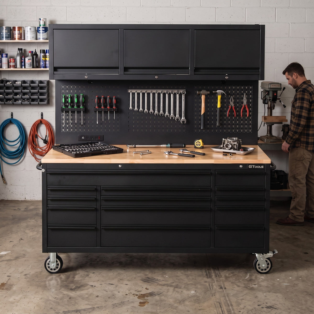 GTools Overhead Pro 72-Inch Rolling Tool Chest