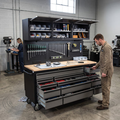 GTools Overhead Pro 72-Inch Rolling Tool Chest