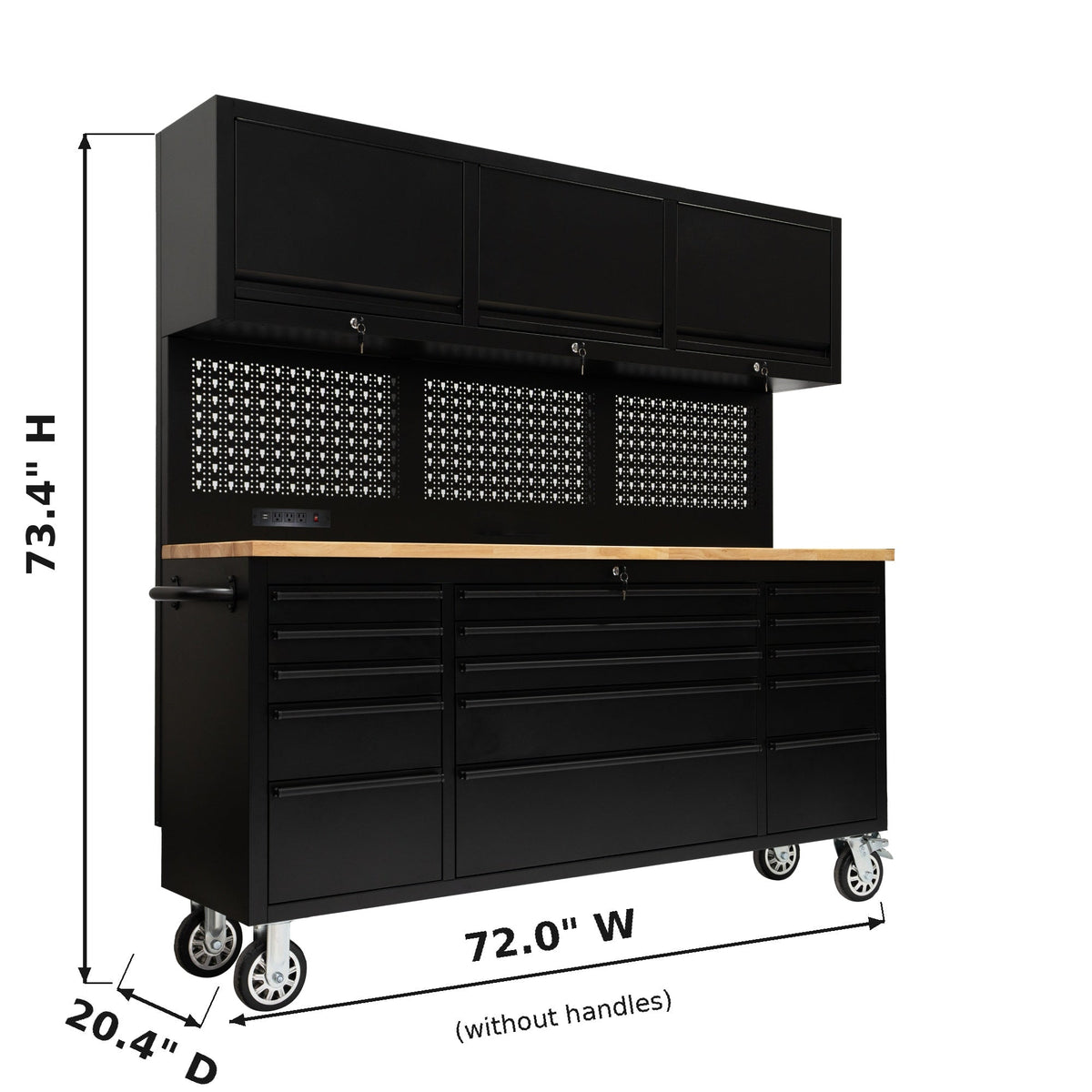 GTools GT7218 72-Inch Rolling Tool Chest Workstation