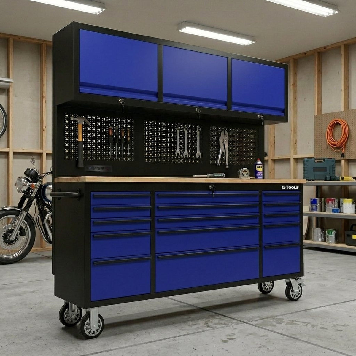 GTools GT7218 72-Inch Rolling Tool Chest Workstation