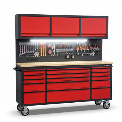 GTools GT7218 72-Inch Rolling Tool Chest Workstation