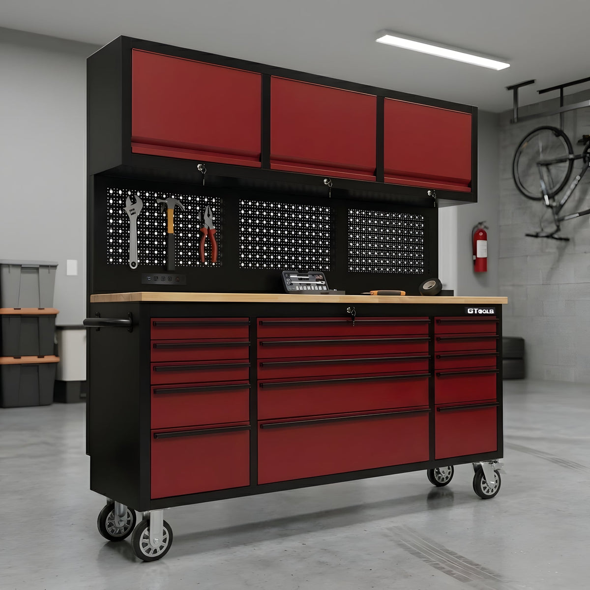 GTools GT7218 72-Inch Rolling Tool Chest Workstation