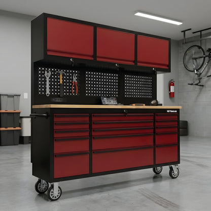 GTools GT7218 72-Inch Rolling Tool Chest Workstation