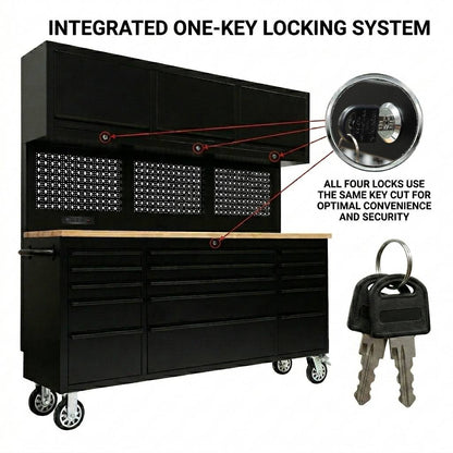 GTools GT7218 72-Inch Rolling Tool Chest Workstation