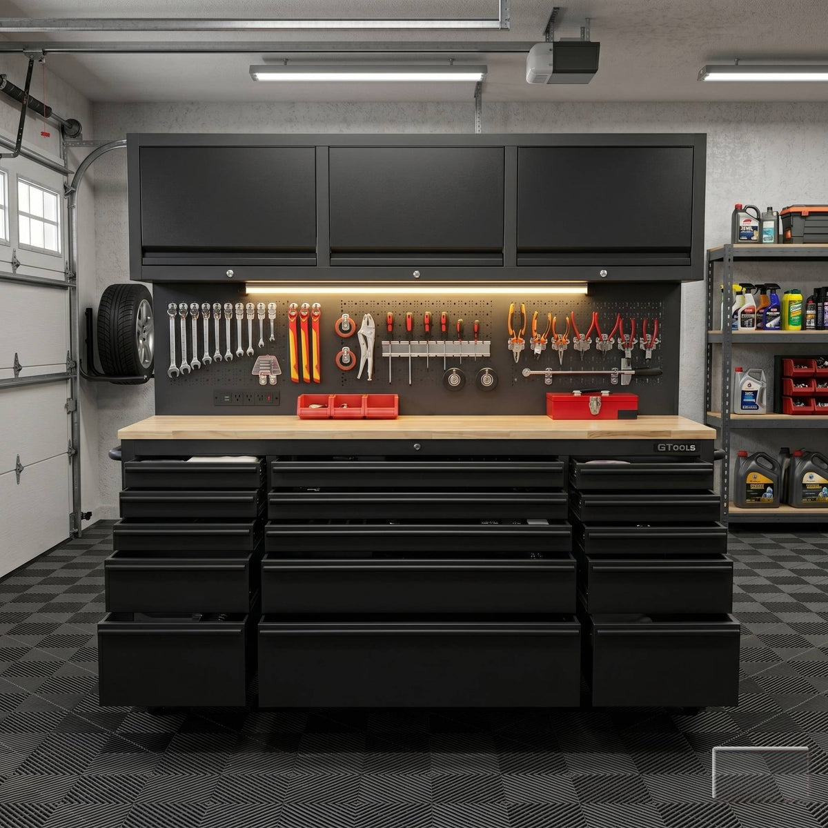 GTools GT7218 72-Inch Rolling Tool Chest Workstation