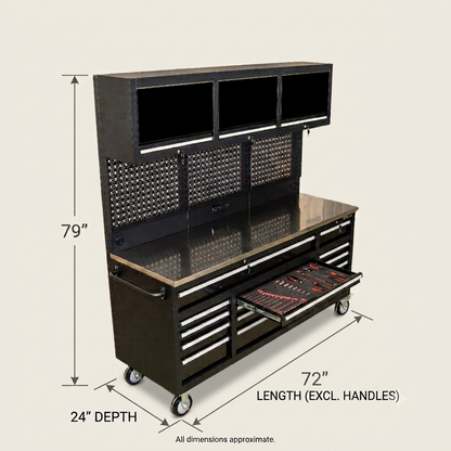 GTools 72-Inch Special Edition HD Rolling Tool Chest