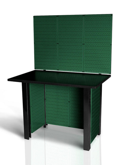Wall Control 48-Inch Metal Pegboard Freestanding Workstation