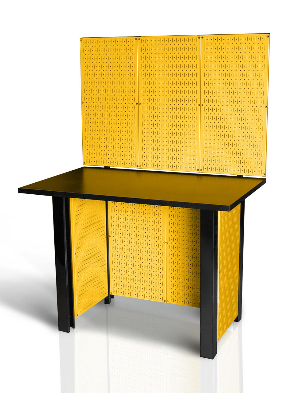 Wall Control 48-Inch Metal Pegboard Freestanding Workstation