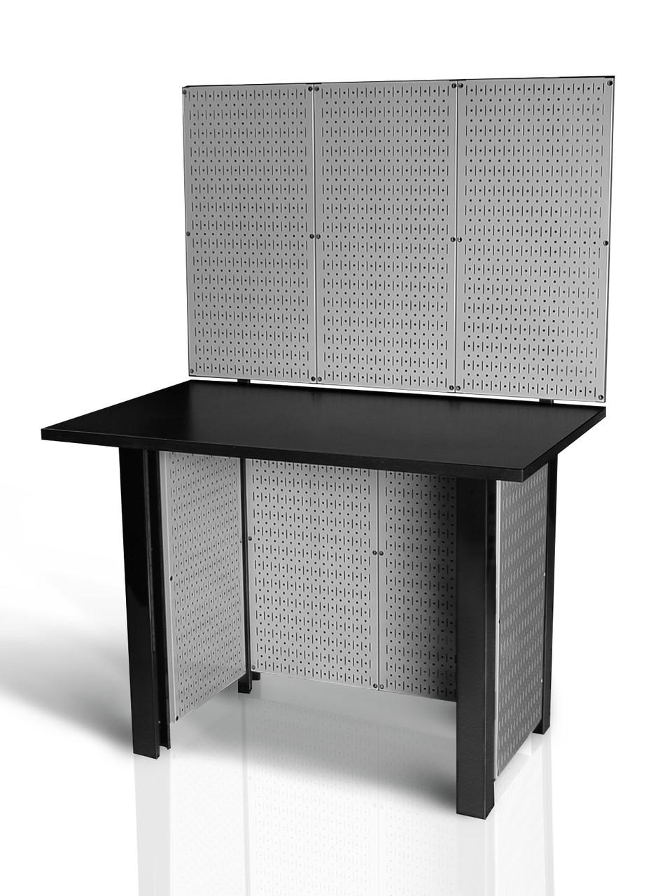 Wall Control 48-Inch Metal Pegboard Freestanding Workstation