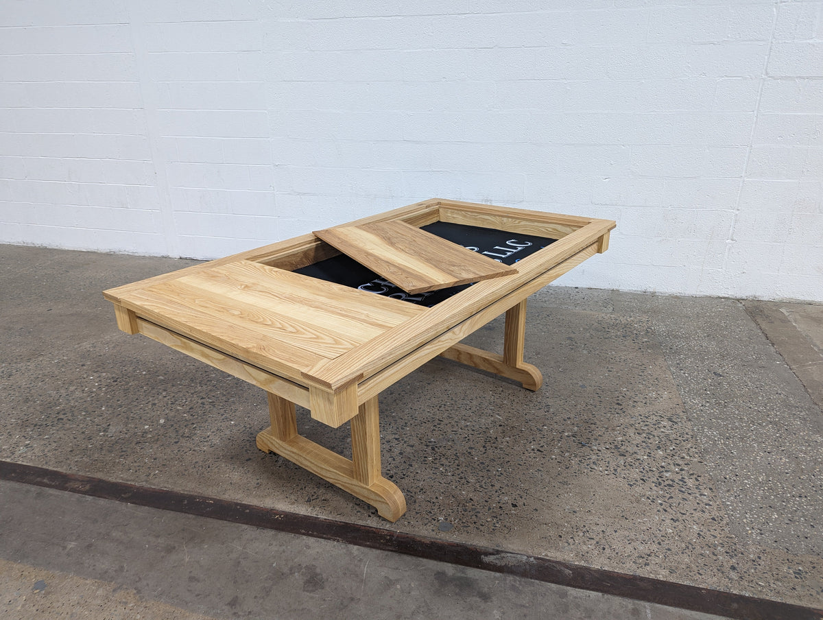 Premium Solid Hardwood Gaming Table with 36 x 72-Inch Play Area