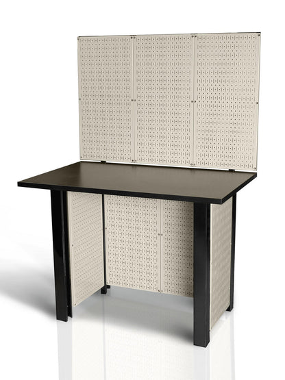 Wall Control 48-Inch Metal Pegboard Freestanding Workstation