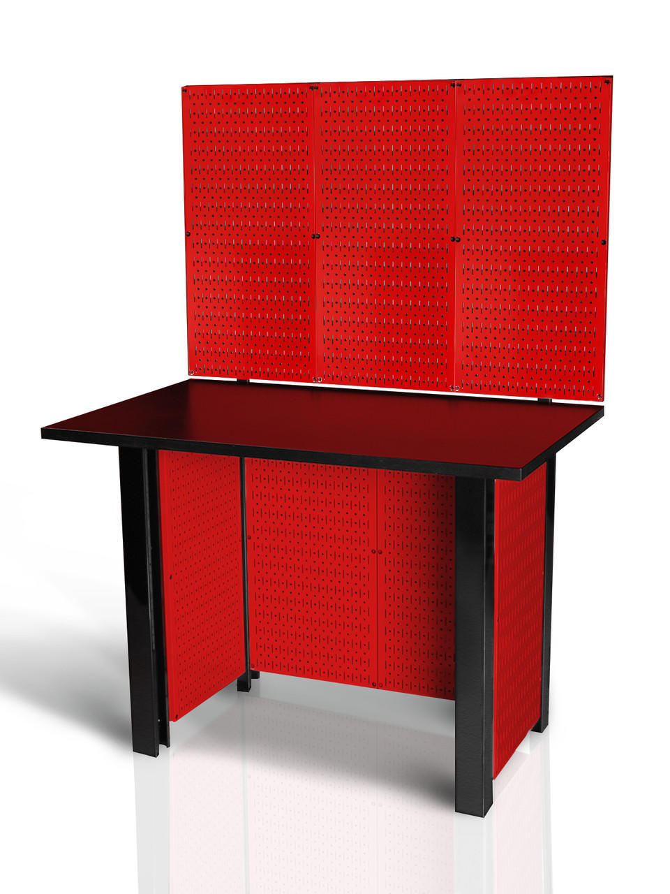 Wall Control 48-Inch Metal Pegboard Freestanding Workstation