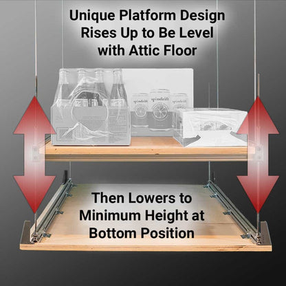 Motorized Attic Lift Platform – 400 lb Capacity