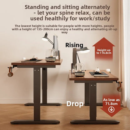 Electric Height-Adjustable Standing Desk with Memory Controls