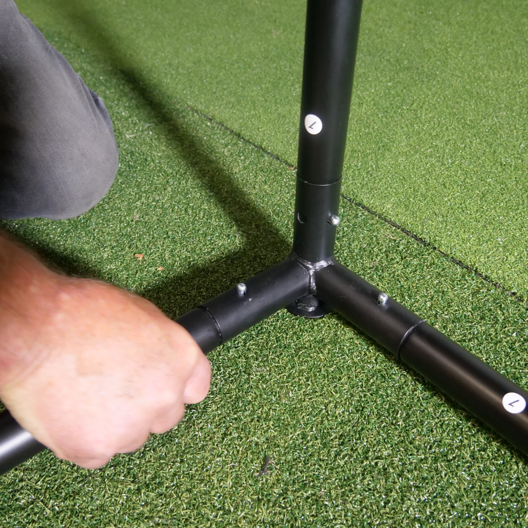 GolfBays SimBox Golf Hitting Enclosure with PRO+ Impact Screen