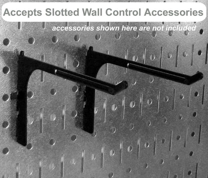 Wall Control 48-Inch Metal Pegboard Freestanding Workstation