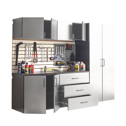 Astro Series Garage Cabinet Set B – Metallic Gray