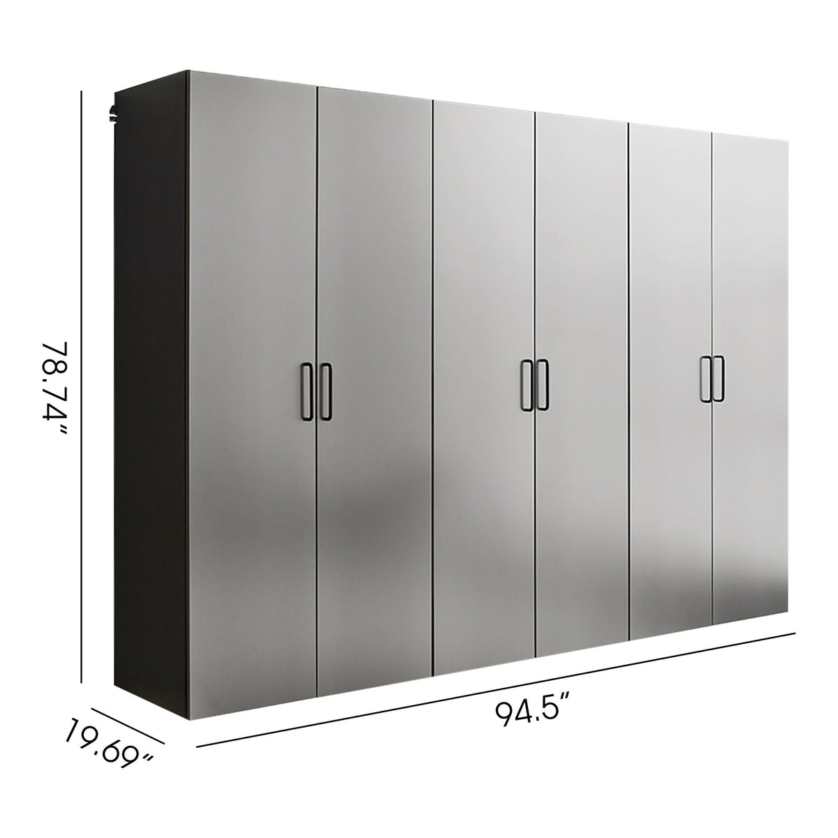 Astro Series Garage Cabinet Set – Metallic Gray