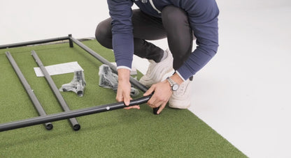 GolfBays SimBox Golf Hitting Enclosure with PRO+ Impact Screen