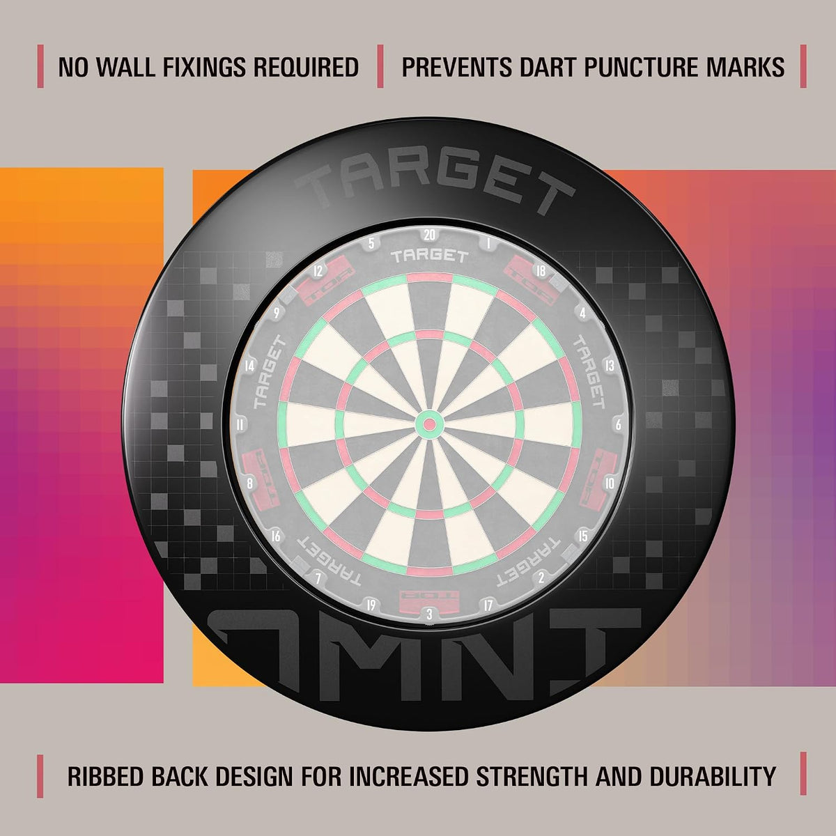 Omni Auto Scoring Camera System Surround LED Light | Automatic Scorer, Magnetic Dartboard Ring Lighting, Records Dart Scores, Fits All Dartboards | Ultimate Home Bundle