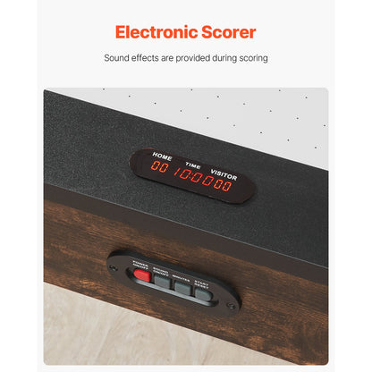 84-Inch Air Hockey Table with Electronic Scorer