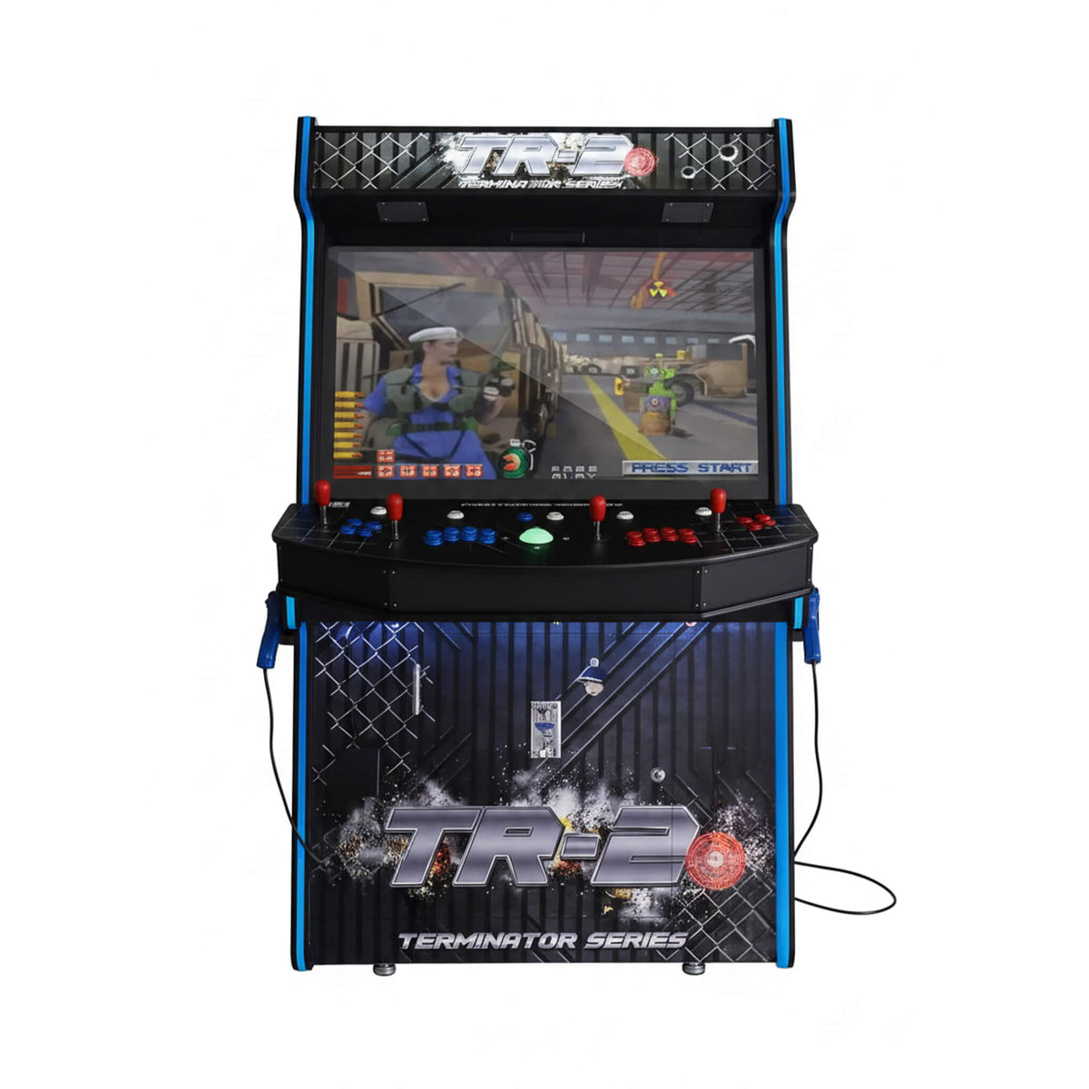 Full-Size 4-Player Commercial Arcade Machine with RGB LED Lighting (SAK35690)
