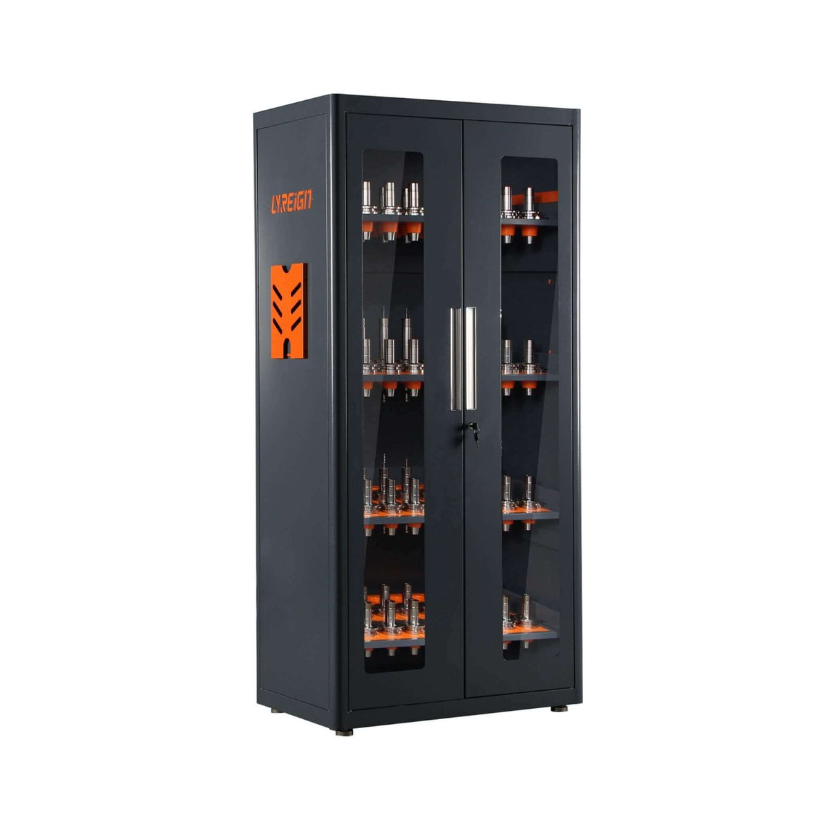 72-Inch Heavy-Duty CNC Tool Cabinet for CAT40/BT40 Tools(SAK38240)