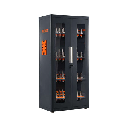 72-Inch Heavy-Duty CNC Tool Cabinet for CAT40/BT40 Tools(SAK38240)