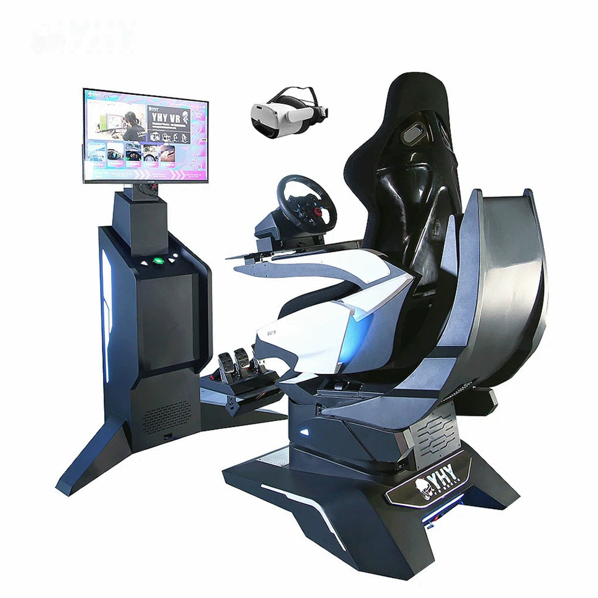 9D VR Roller Coaster, Racing & Flight Simulator