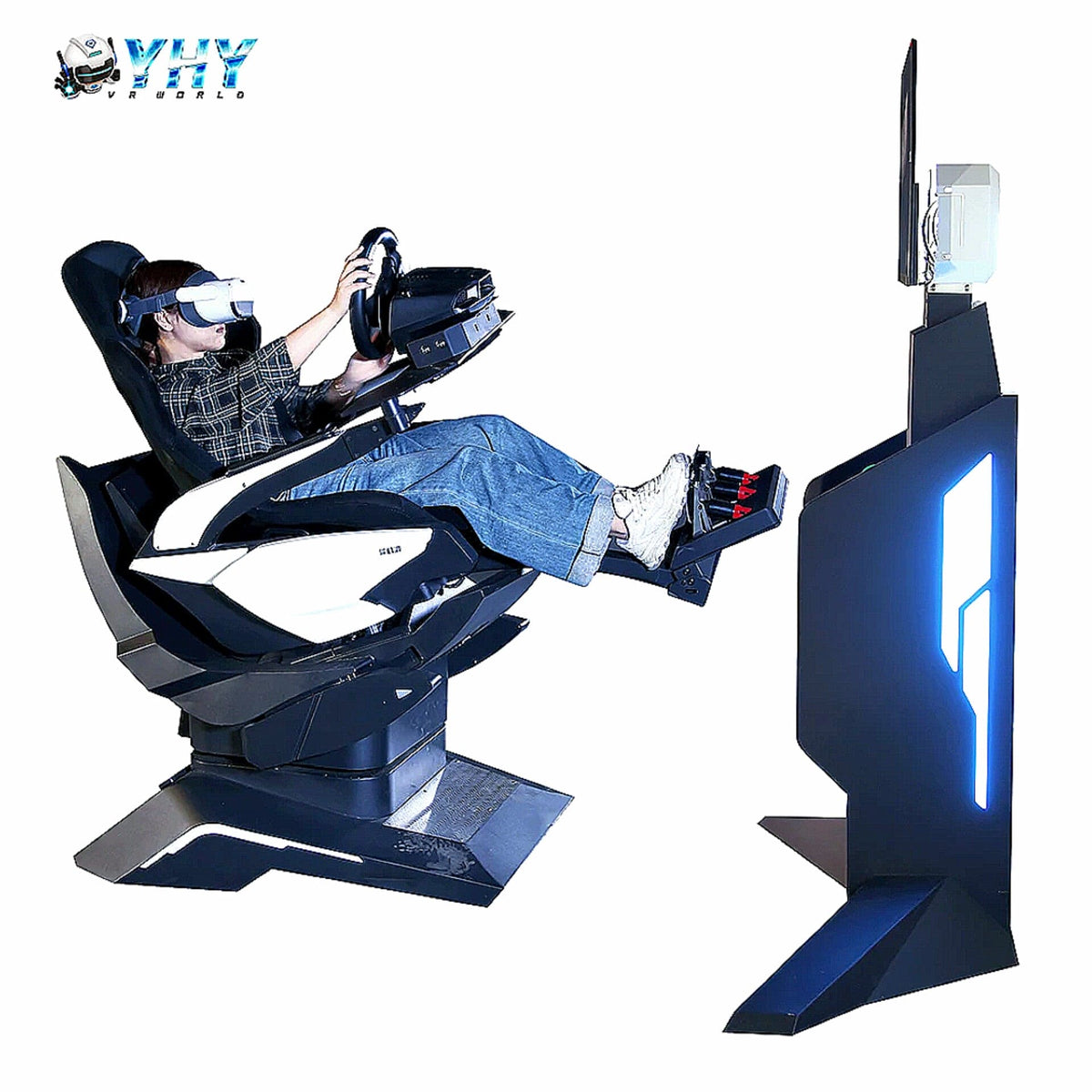 9D VR Roller Coaster, Racing & Flight Simulator