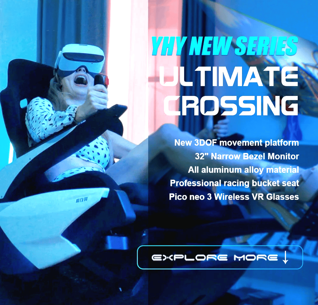 9D VR Racing & Flight Simulator with 360° Motion